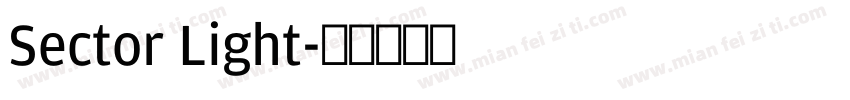 Sector Light字体转换
